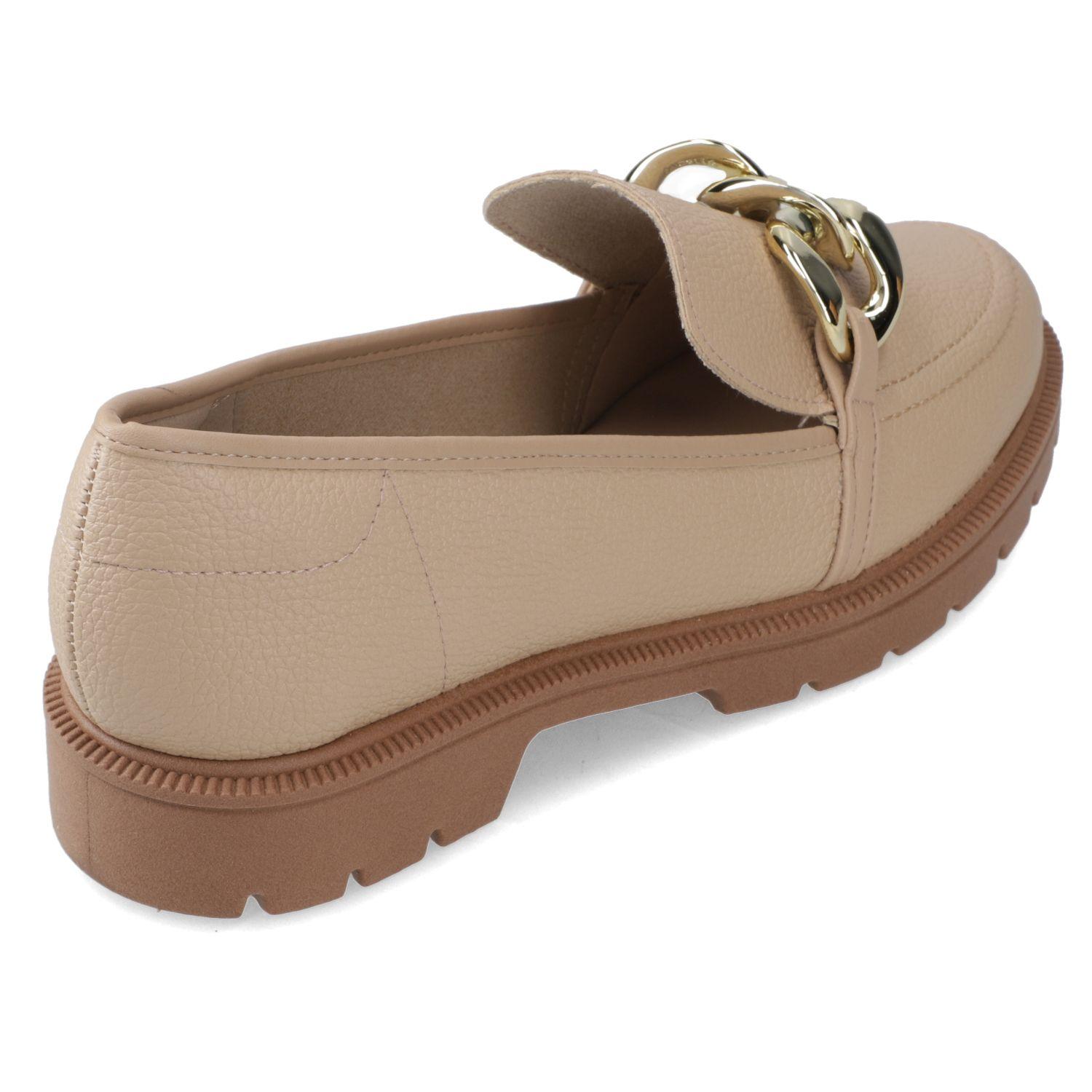 Mocasin Beira Rio Beige-4