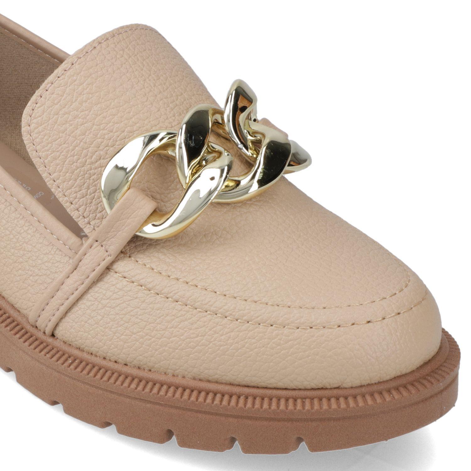 Mocasin Beira Rio Beige-5