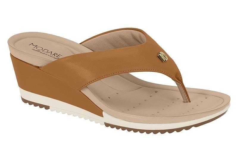 Sandalia Taco Modare Camel 15476-0