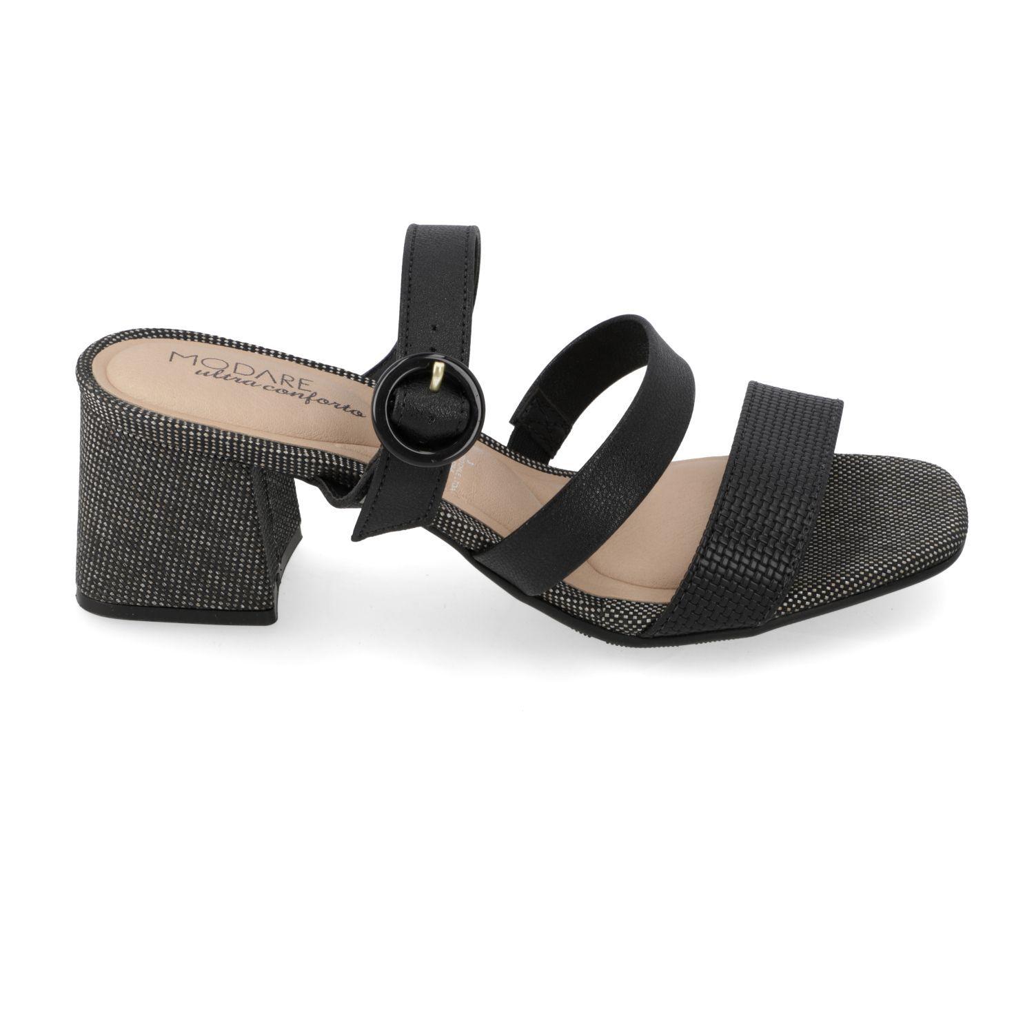 Sandalia Taco Modare Negro 15519-0