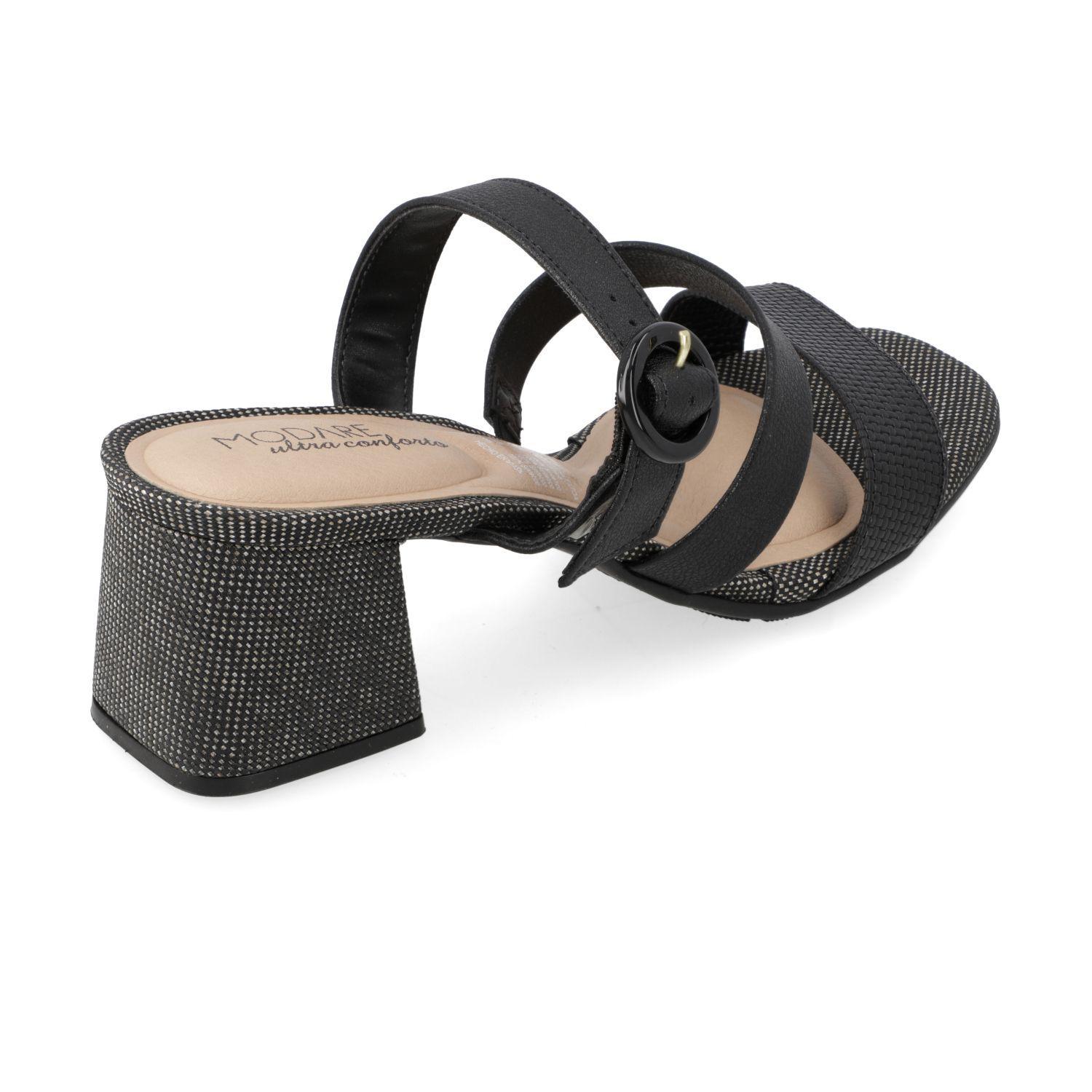 Sandalia Taco Modare Negro 15519-3