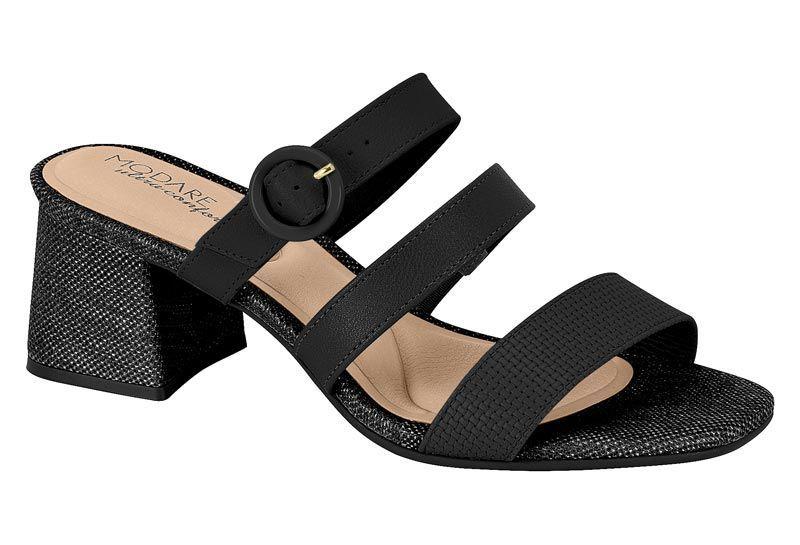 Sandalia Taco Modare Negro 15519-5