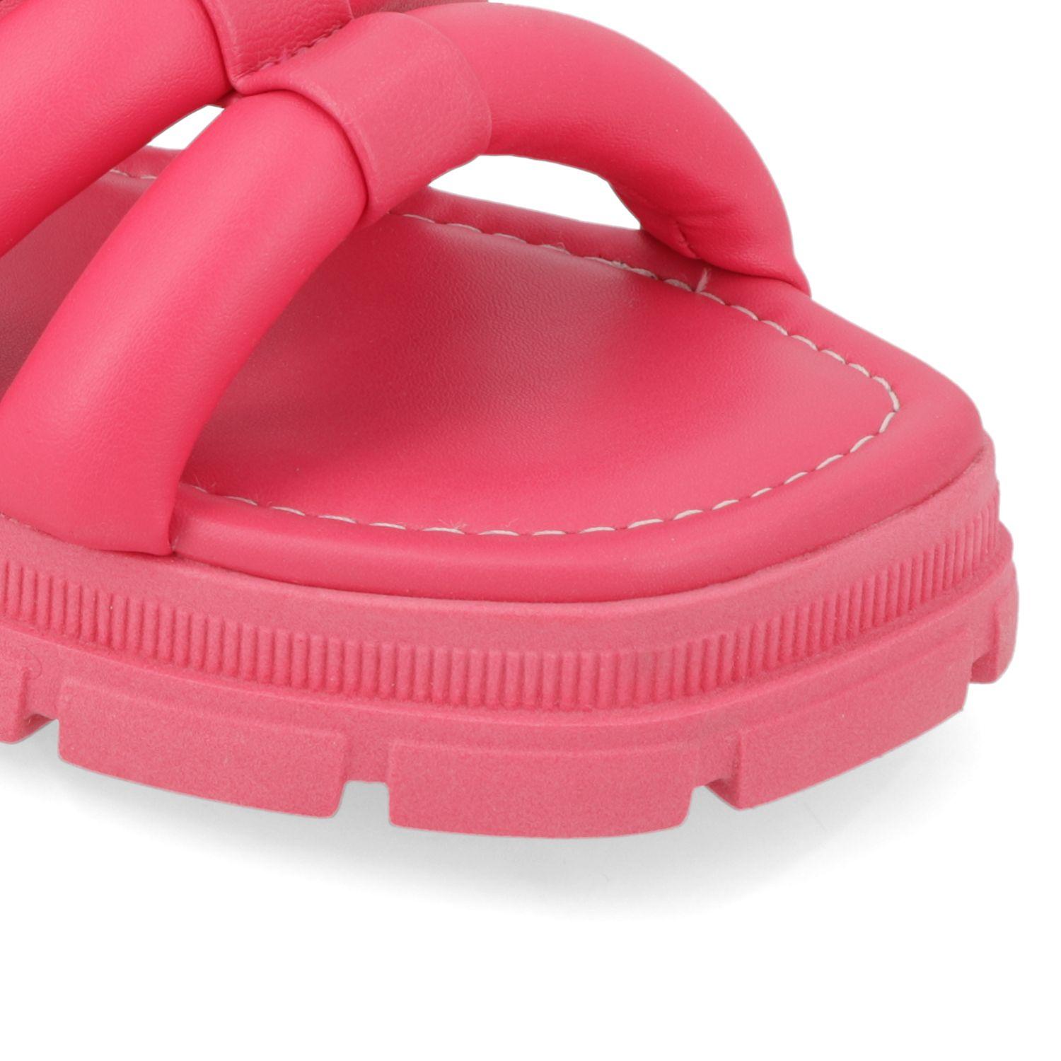 Sandalia Plana Moleca Rosado 10872-5