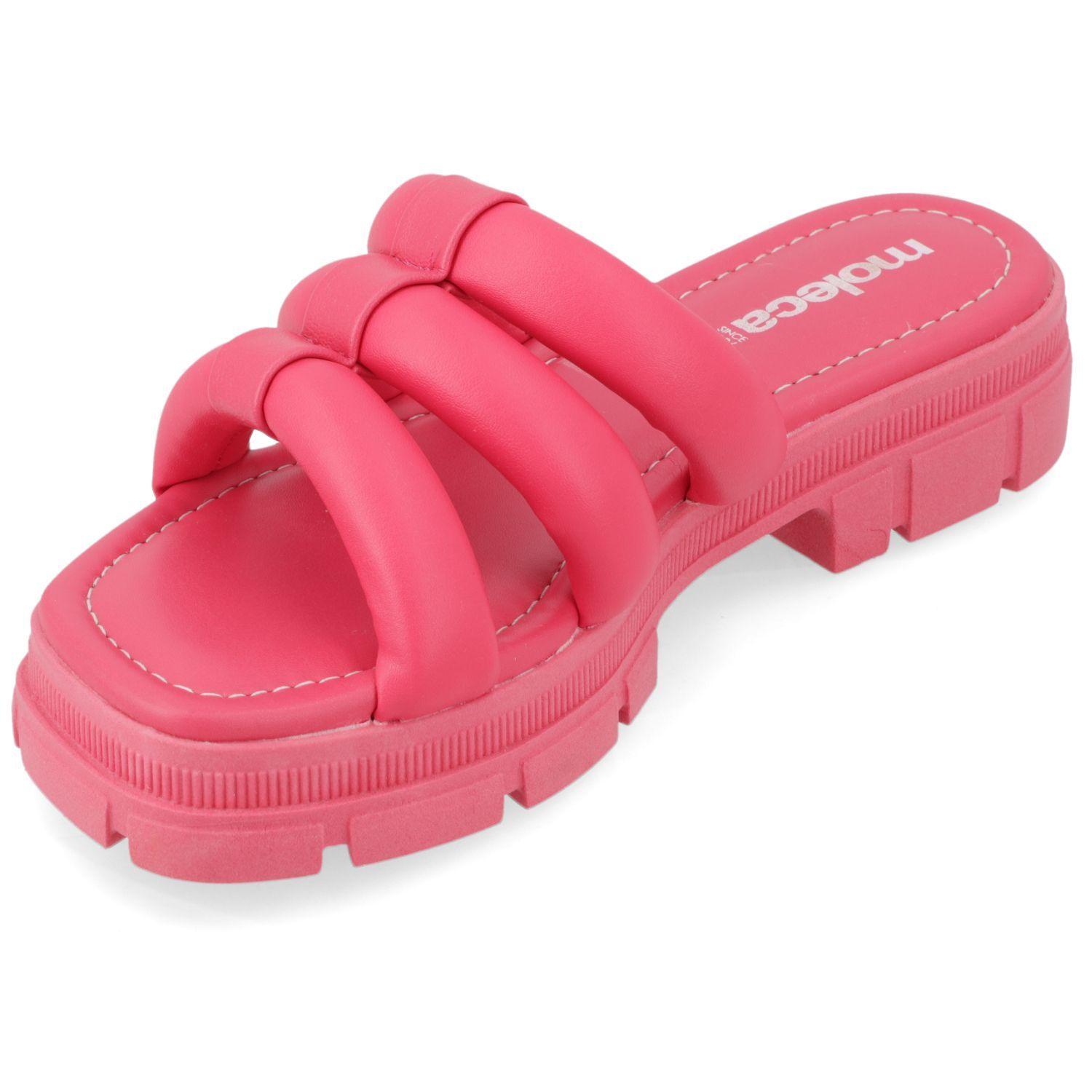Sandalia Plana Moleca Rosado 10872-2