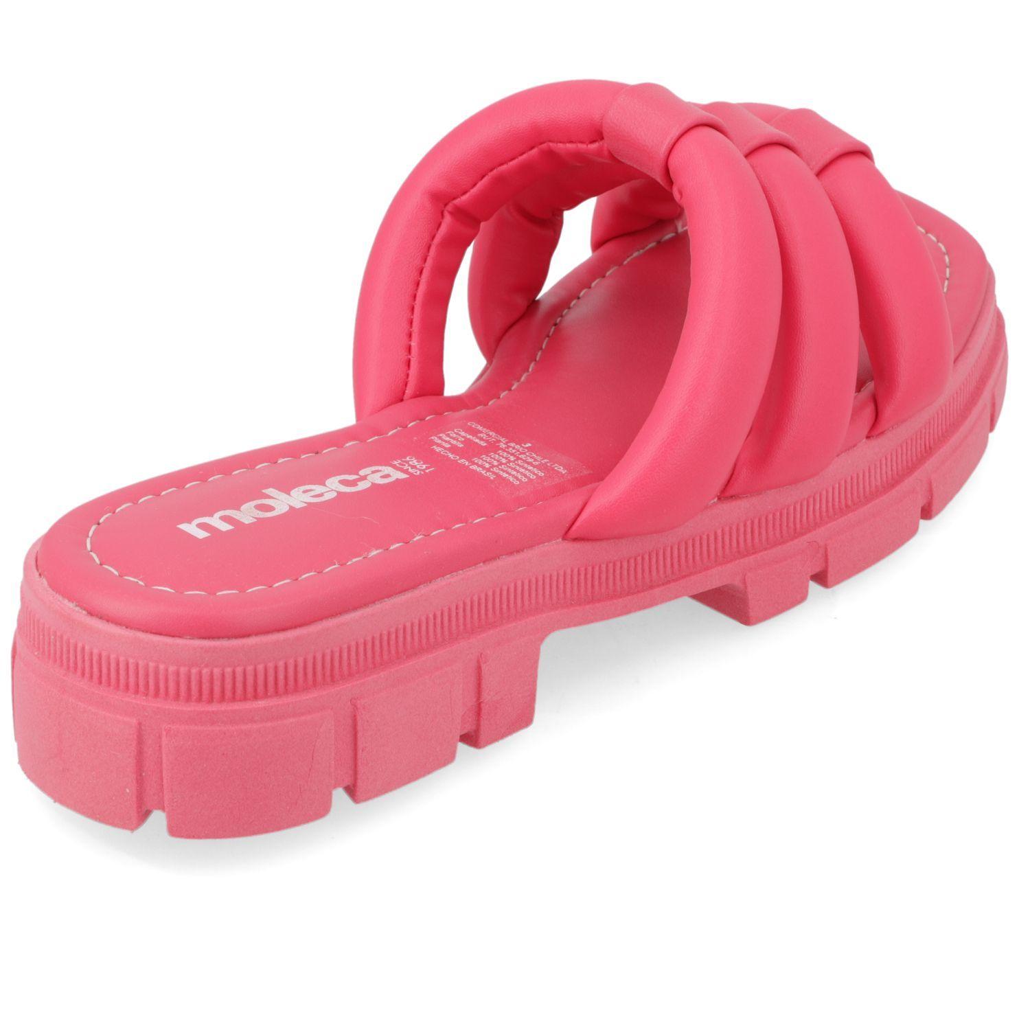 Sandalia Plana Moleca Rosado 10872-4