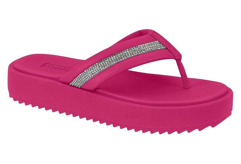 Sandalia Plana Moleca Fucsia 13452-5