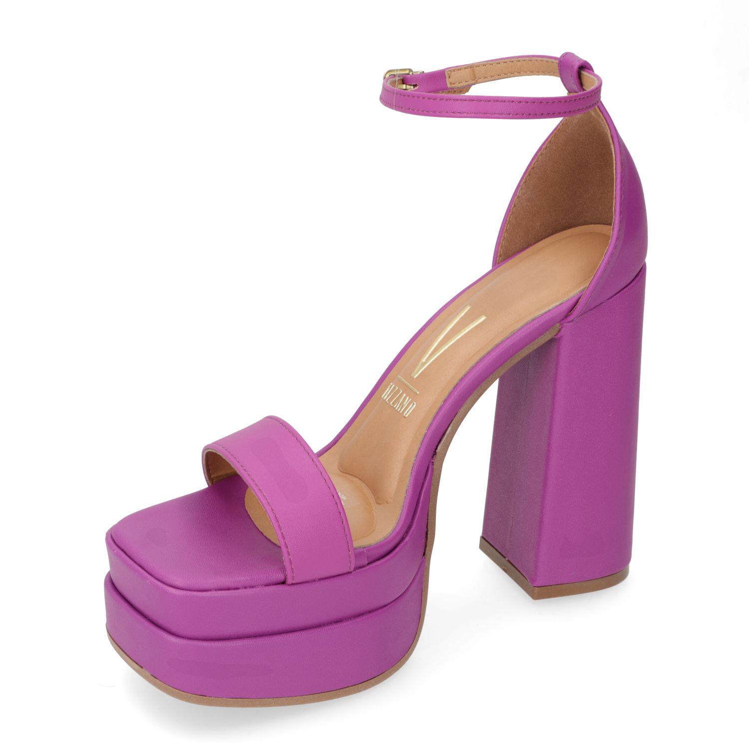 Sandalia Taco Vizzano Morado-2