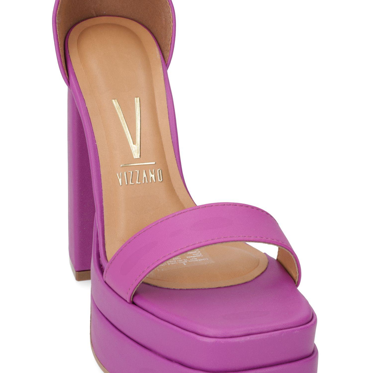 Sandalia Taco Vizzano Morado-4