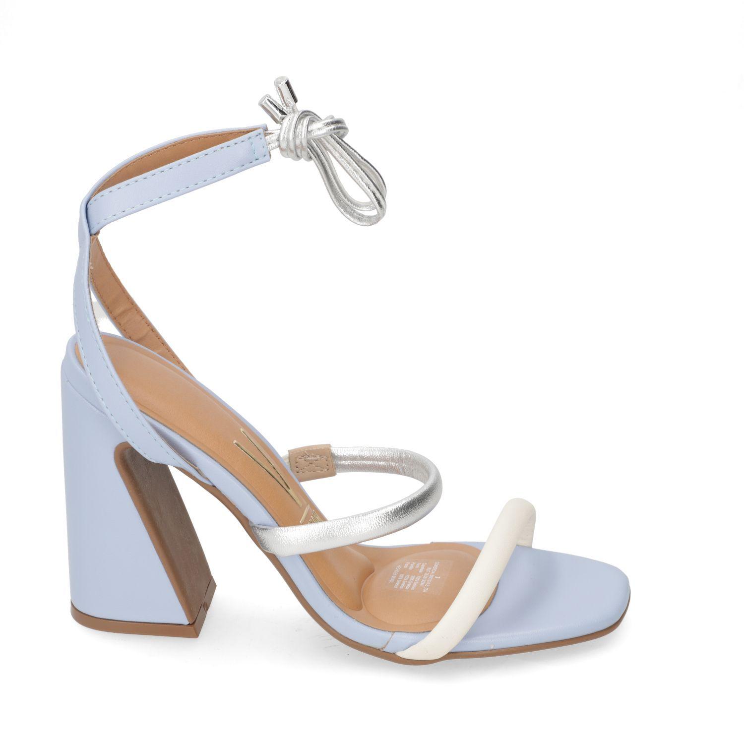 Sandalia Taco Vizzano Celeste 13739-0