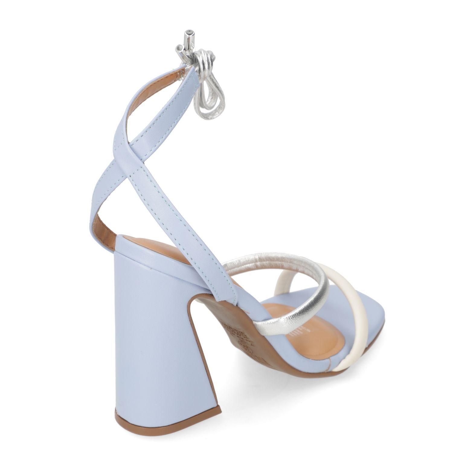 Sandalia Taco Vizzano Celeste 13739-3