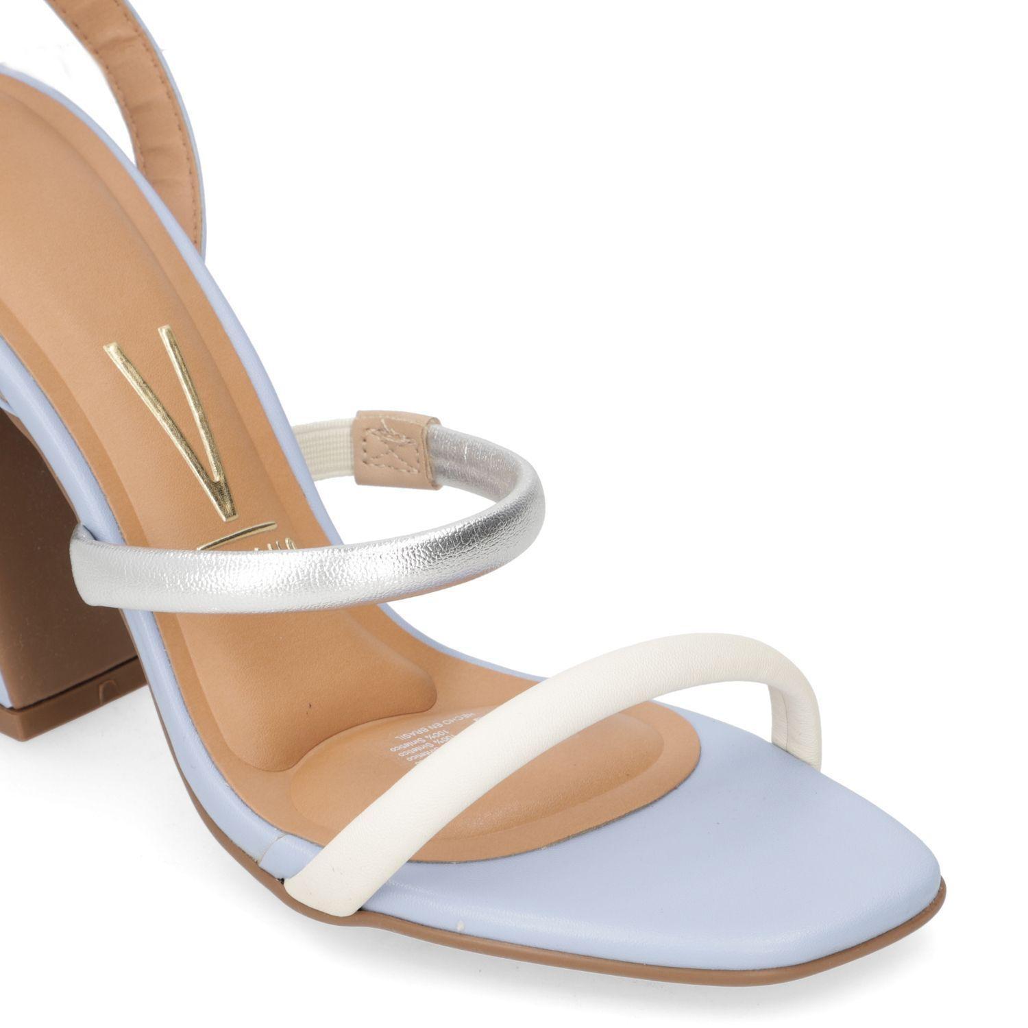 Sandalia Taco Vizzano Celeste 13739-4