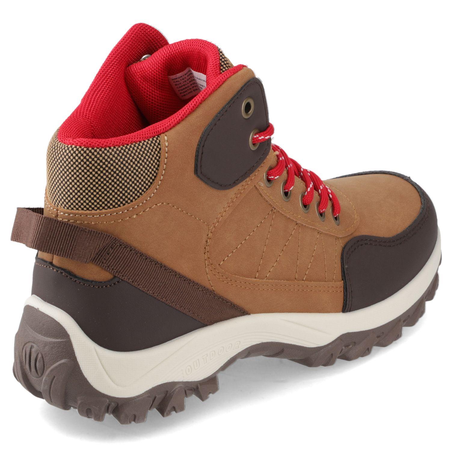 Botín outdoor Mujer New Wlak Camel-4