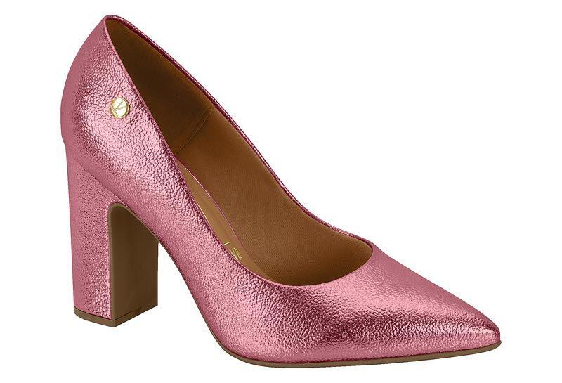 Zapato Mujer Taco Cuadrado Rosado 1285-400- Vizzano-0
