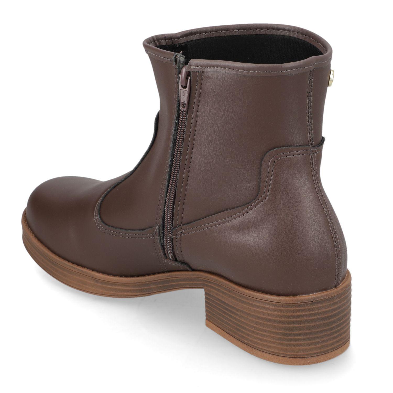 Botin Mujer Moleca  Café-3