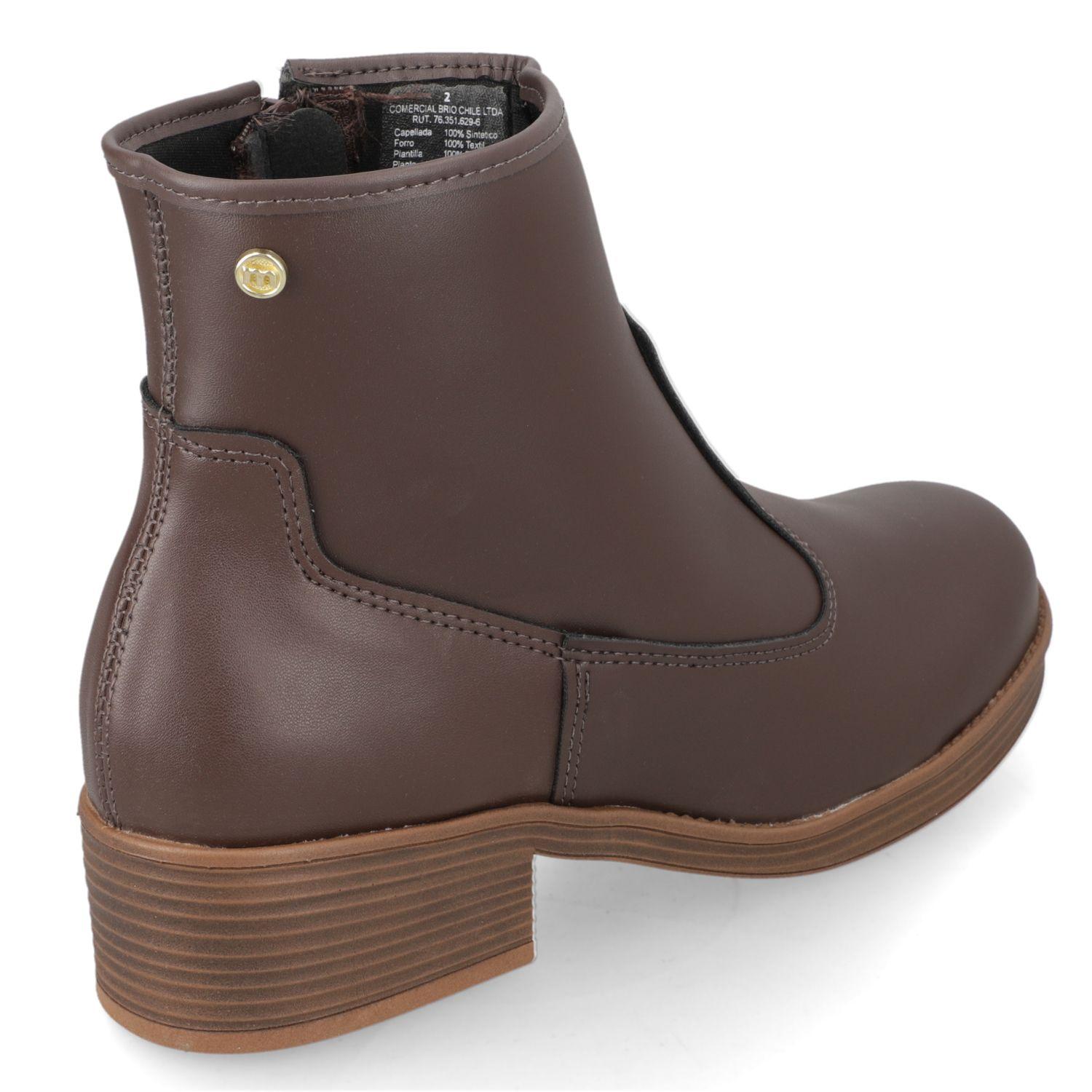Botin Mujer Moleca  Café-4