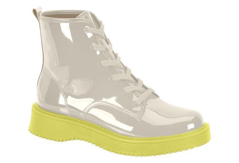 Botin Mujer Charol Blanco 5339-100- Moleca-0