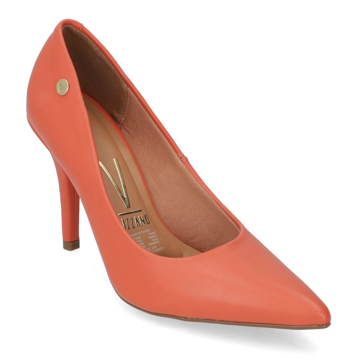 Zapato Taco Aguja Stiletto Vizzano Naranjo-1