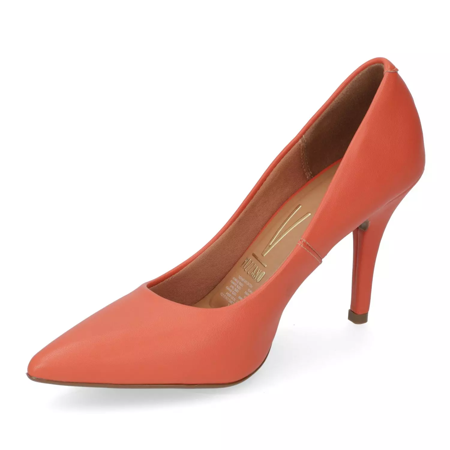 Zapato Taco Aguja Stiletto Vizzano Naranjo-2