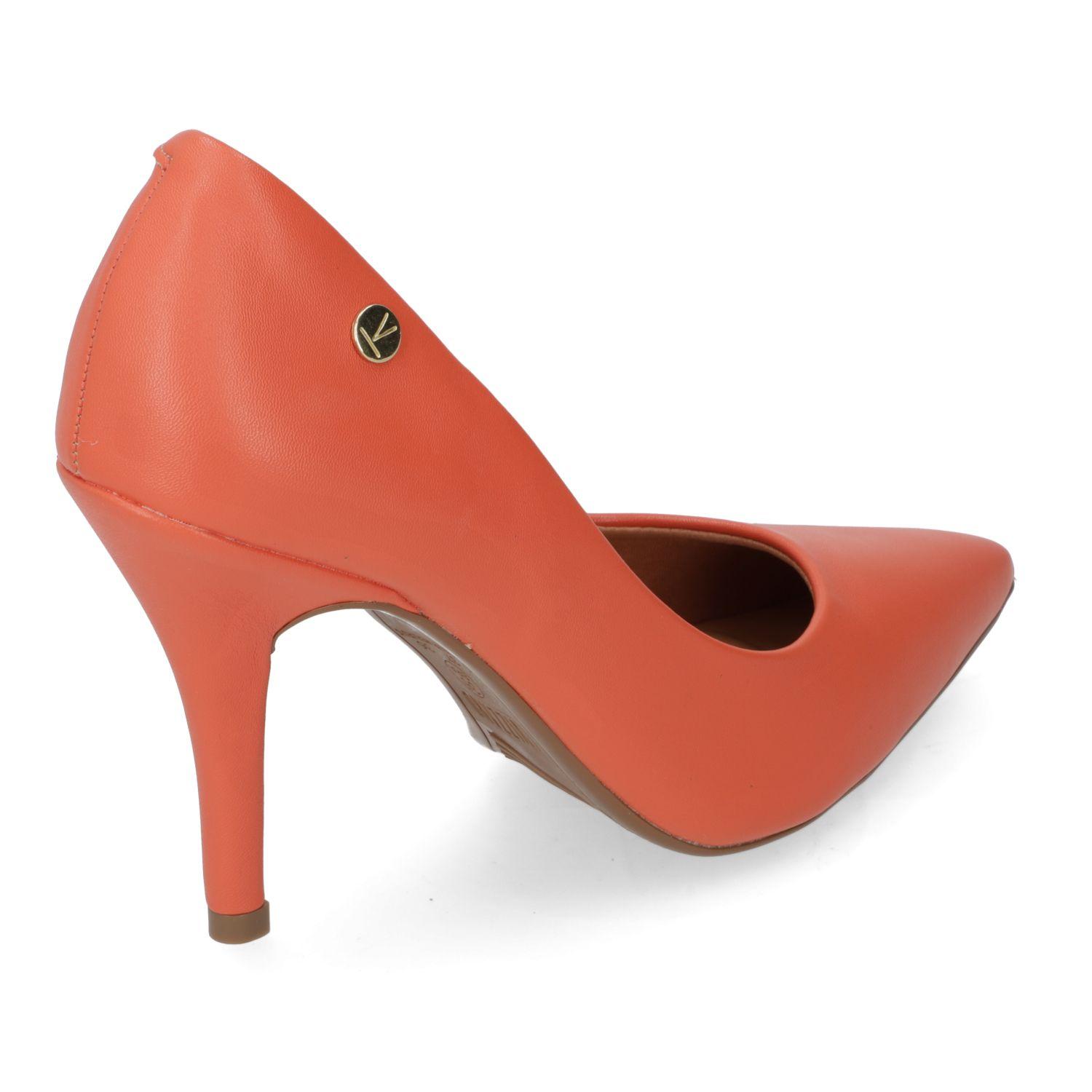 Zapato Taco Aguja Stiletto Vizzano Naranjo-3
