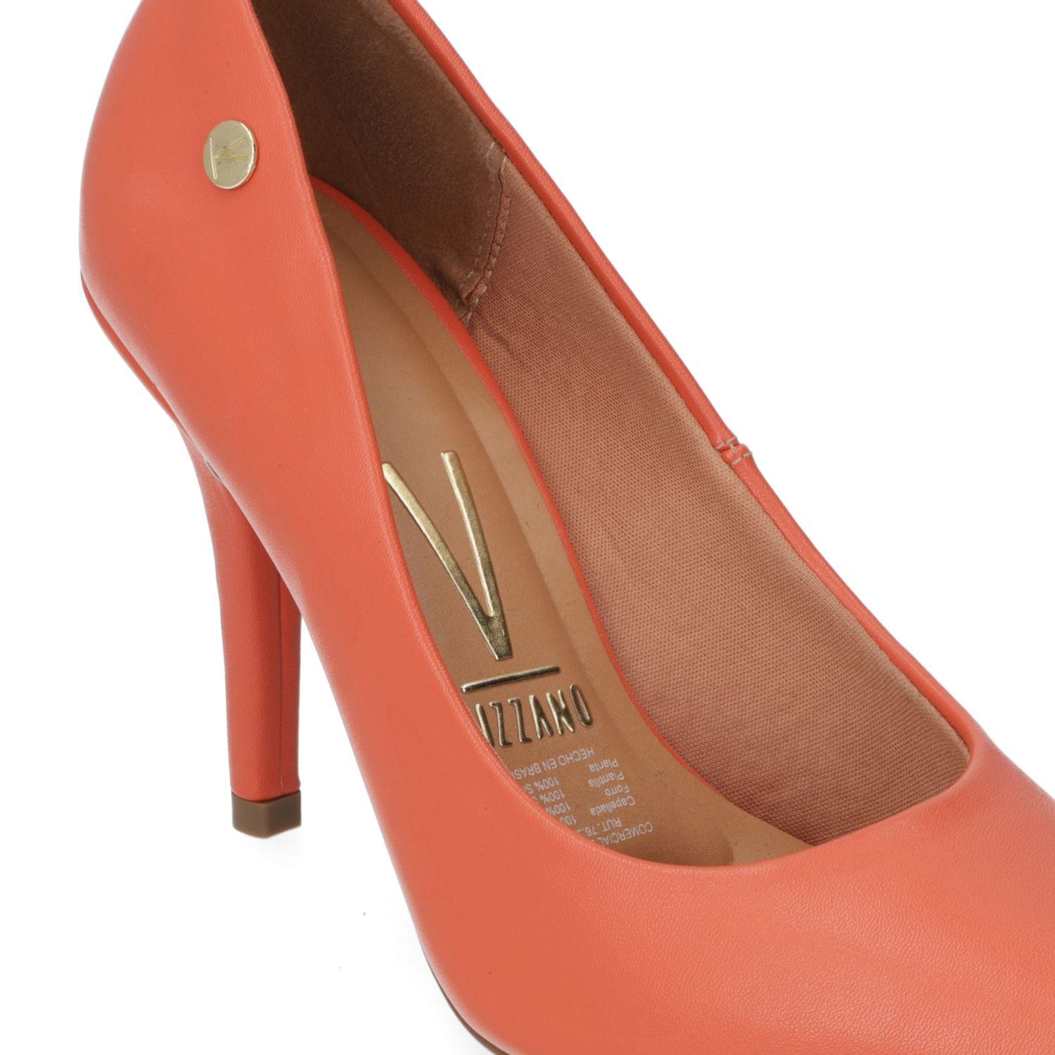 Zapato Taco Aguja Stiletto Vizzano Naranjo-4