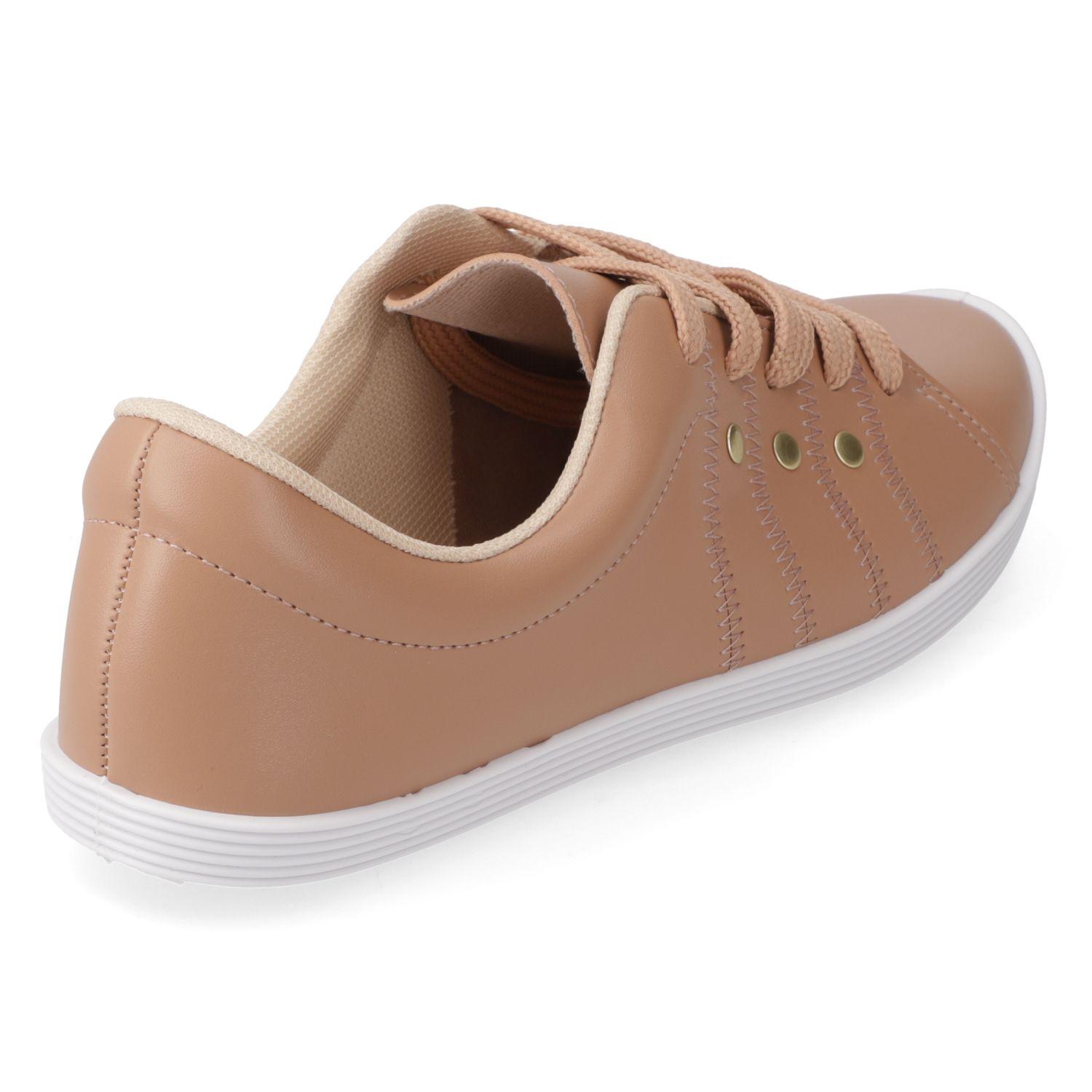 Zapatilla Casual Beira Rio Nude-3