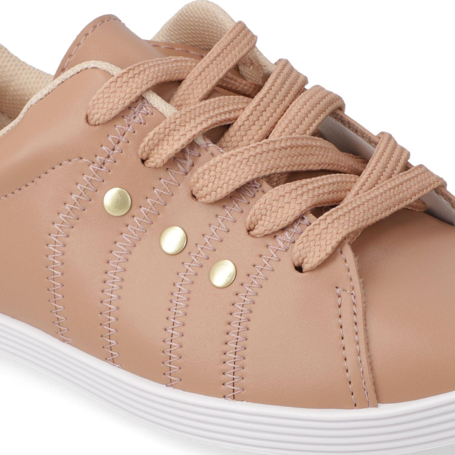 Zapatilla Casual Beira Rio Nude-4