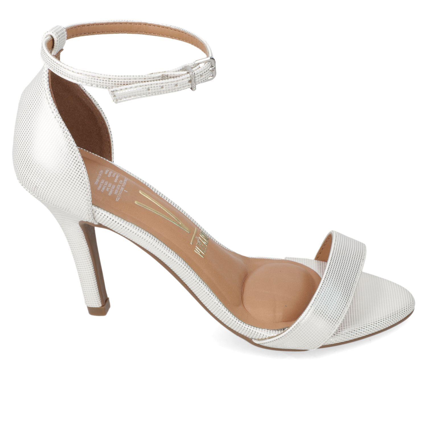 Sandalia Taco Vizzano Plata 11602-1