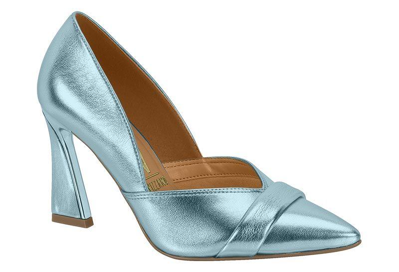 Stiletto Vizzano Azul Celeste 1103 Met Premium/Meia Cana Met Premium-0