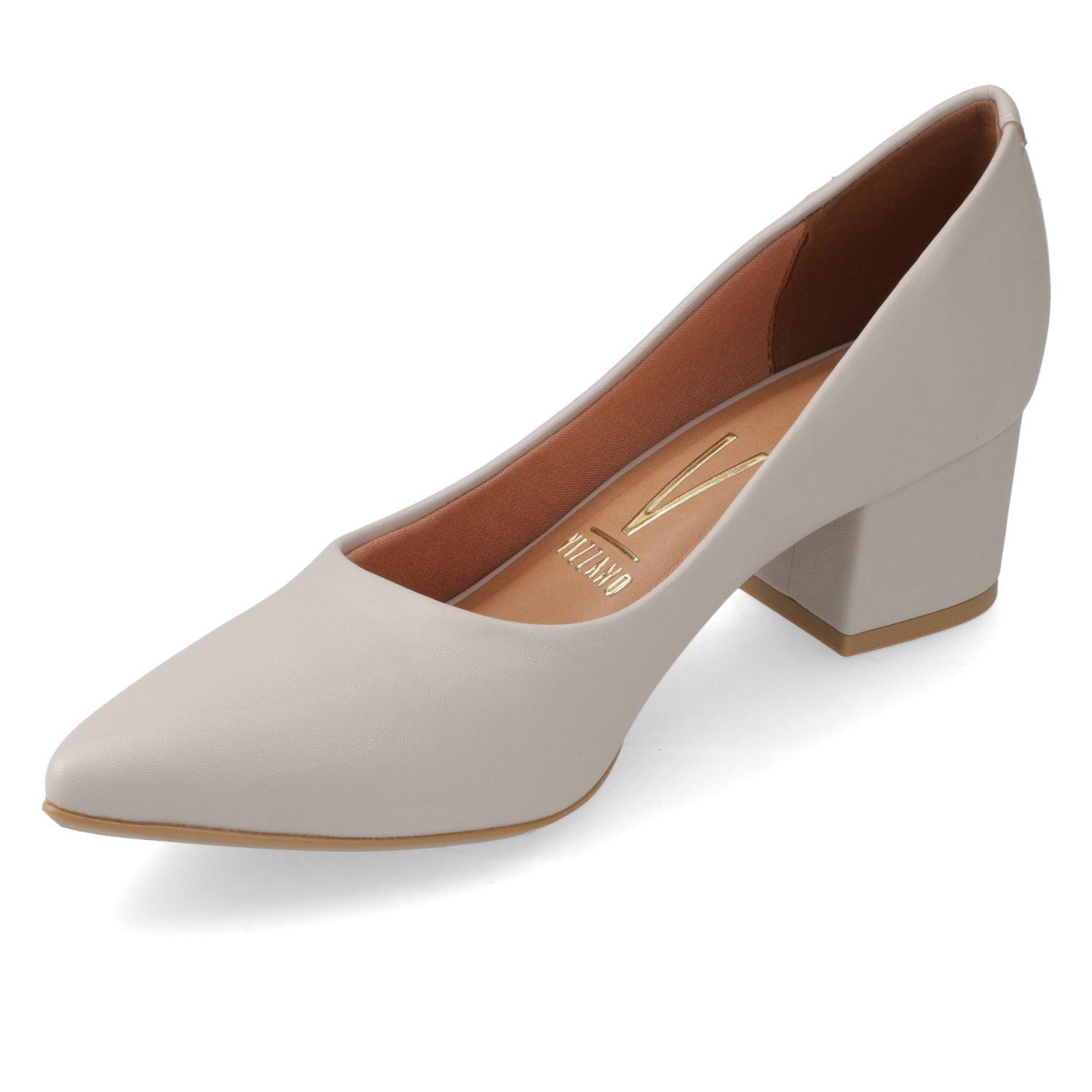 Reina Vizzano Taco Ancho 5 cm Gris-2