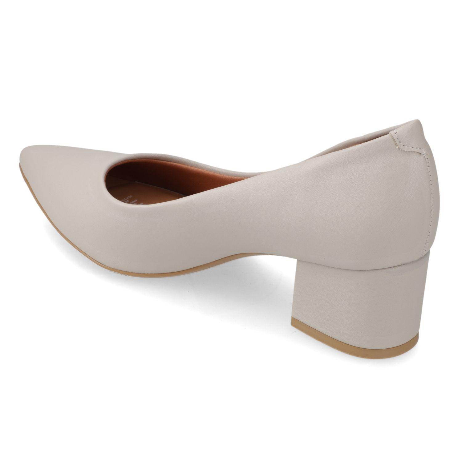 Reina Vizzano Taco Ancho 5 cm Gris-3