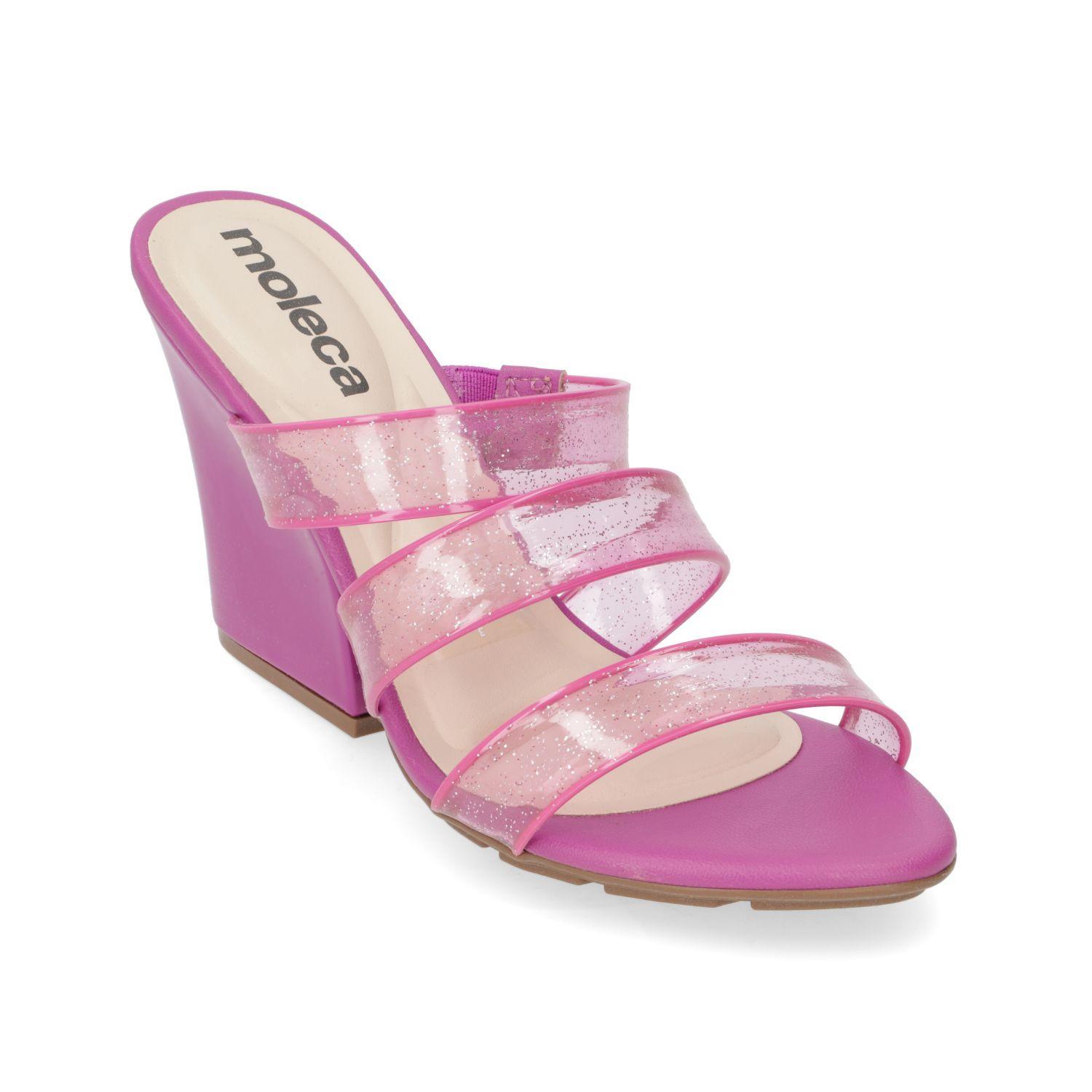 Sandalia Taco Moleca Fucsia 11195-1