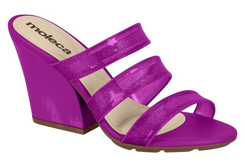 Sandalia Taco Moleca Fucsia 11195-5