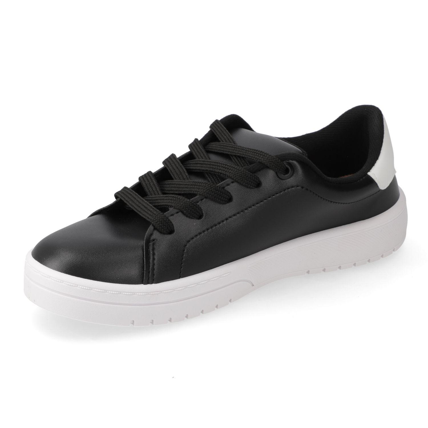 Zapatilla Casual Moleca Negro 15946-2