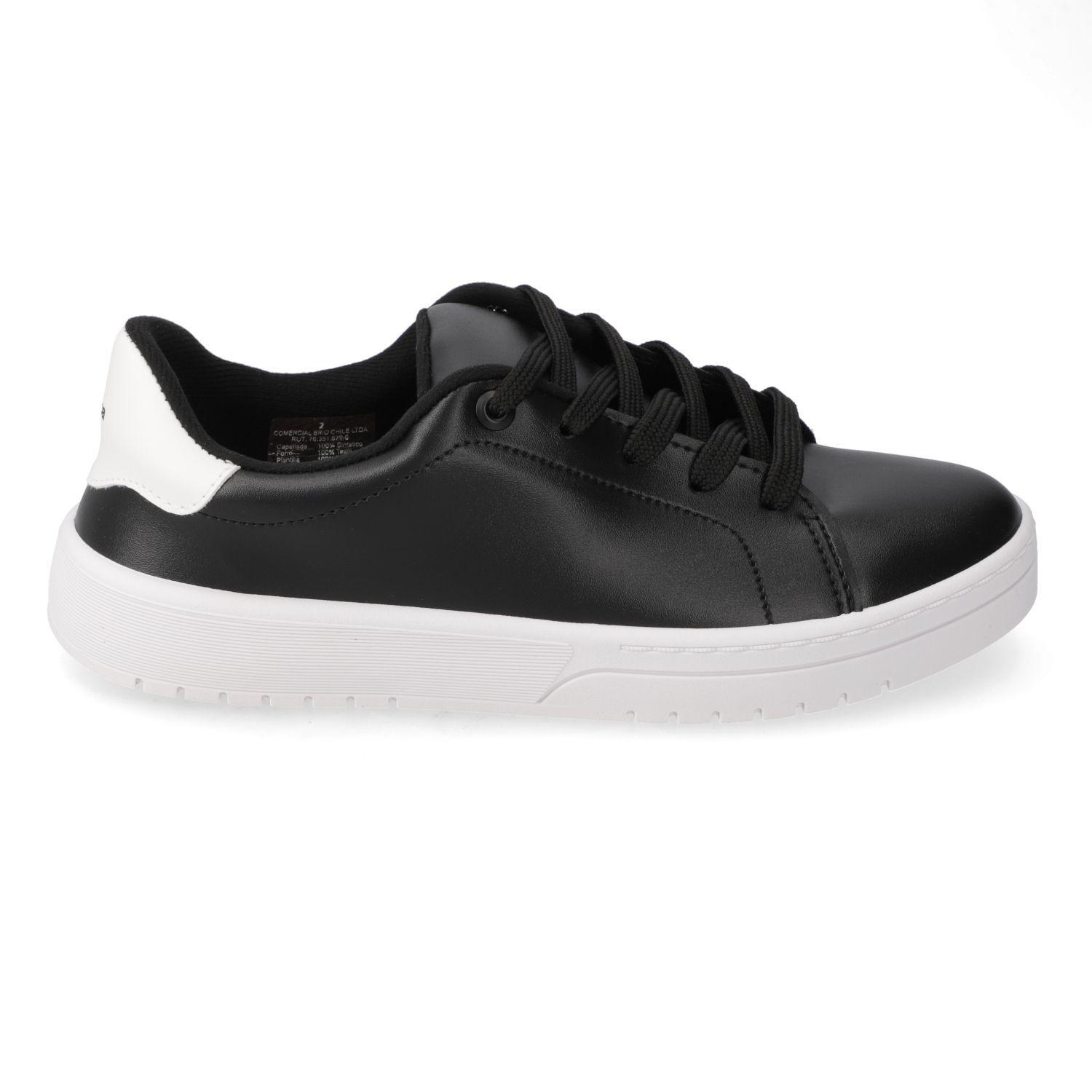 Zapatilla Casual Moleca Negro 15946-0