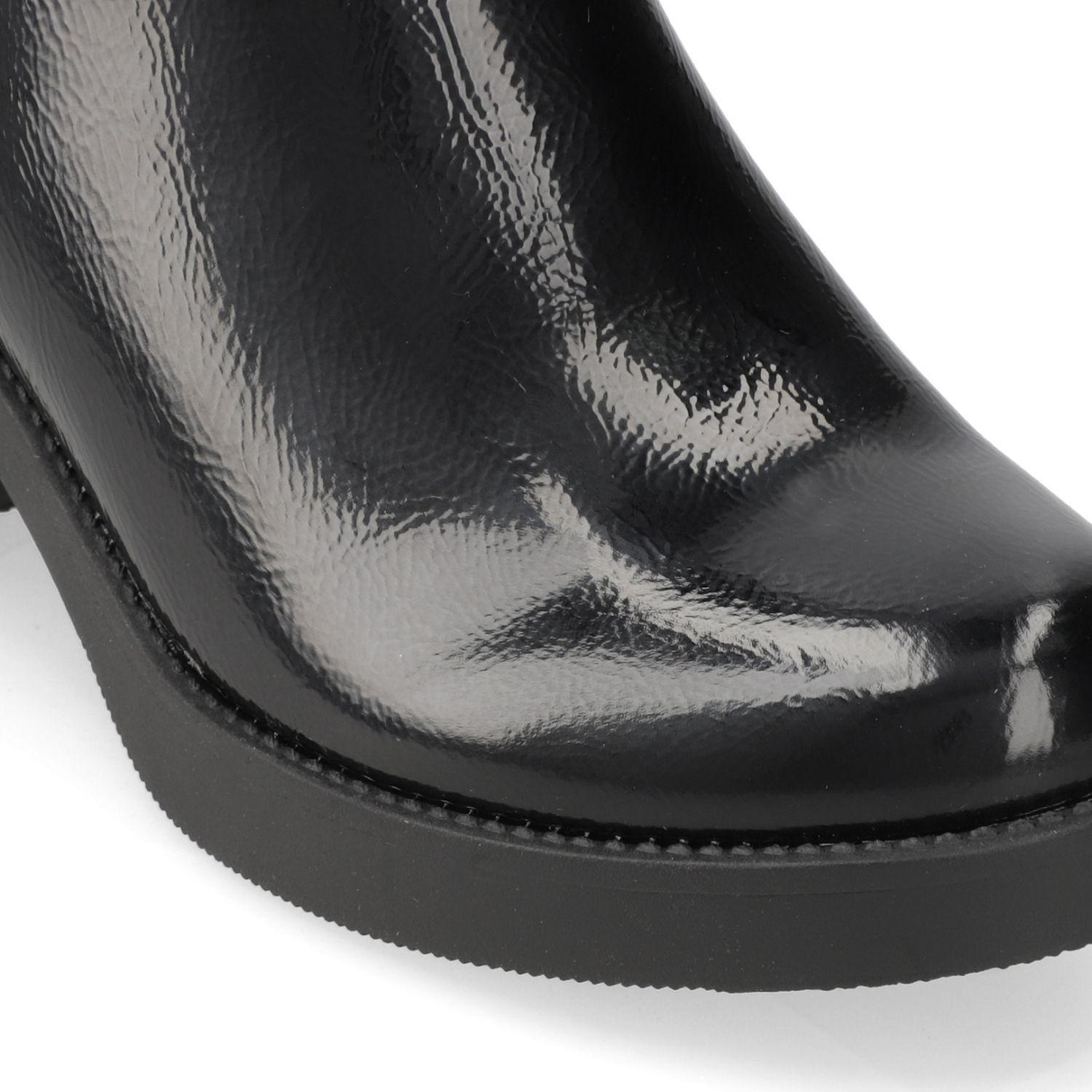 Botín Mujer New Walk Negro Taco Ancho 5 cm-4