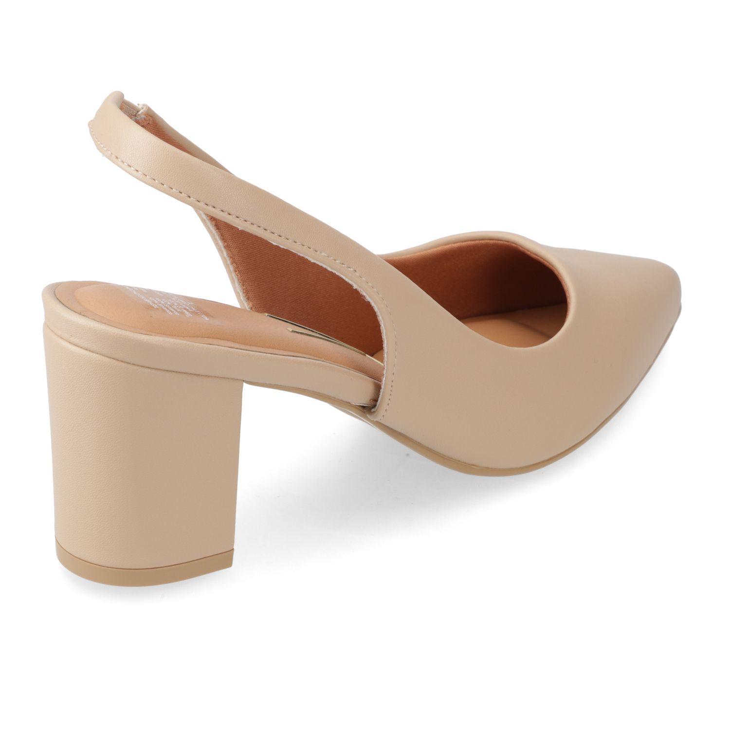 Zapato Taco Vizzano Beige Taco 7 Cm-3