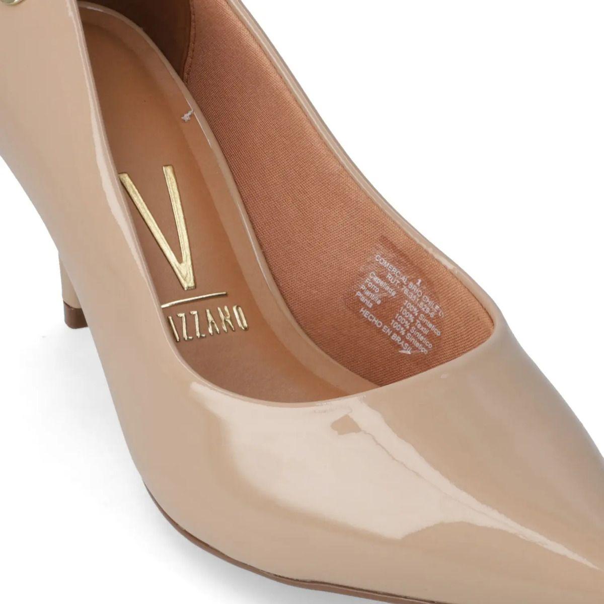 Zapato De Mujer Taco Aguja Stiletto Beige 1185-7 - Vizzano-3