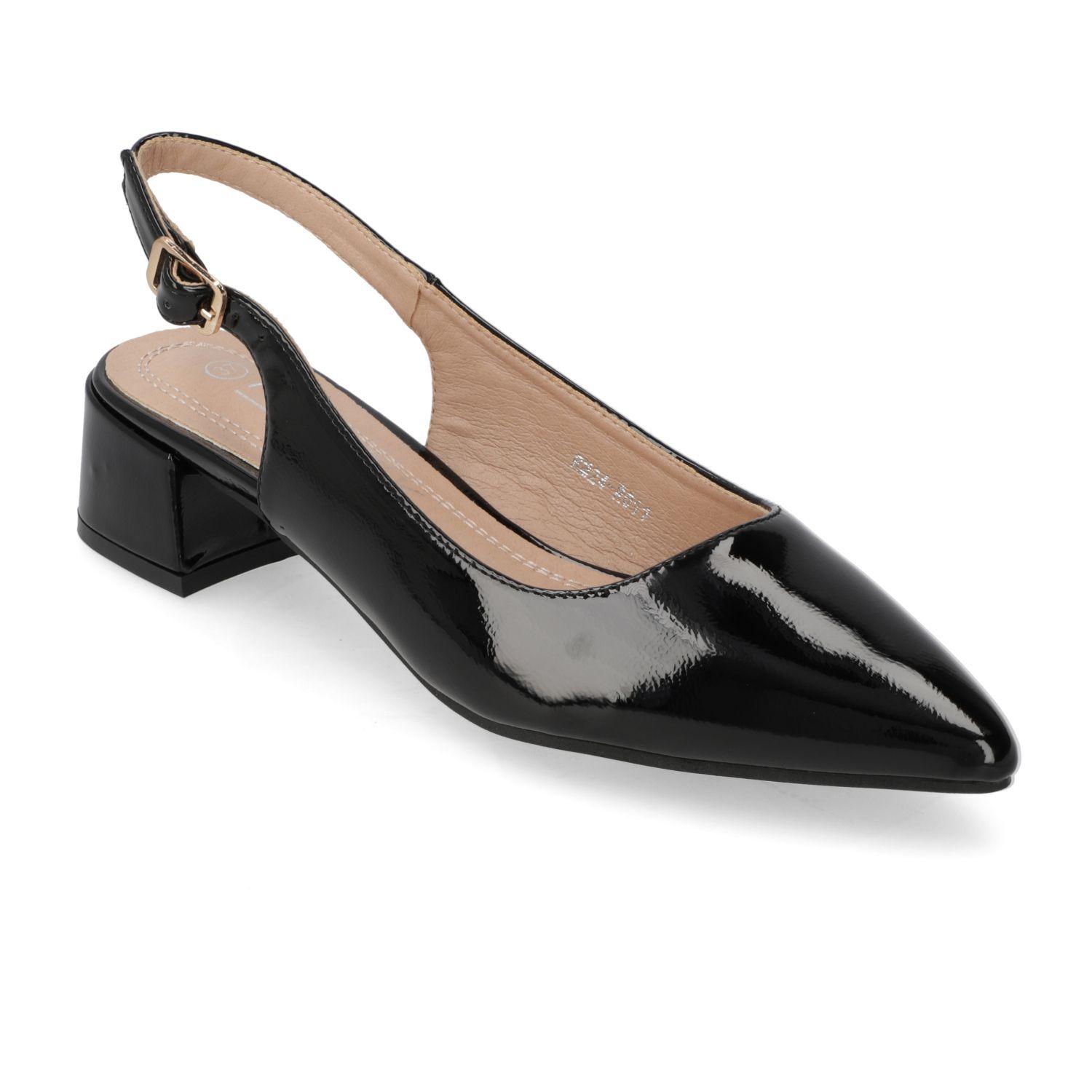 Zapato taco New Walk Negro 15882-1