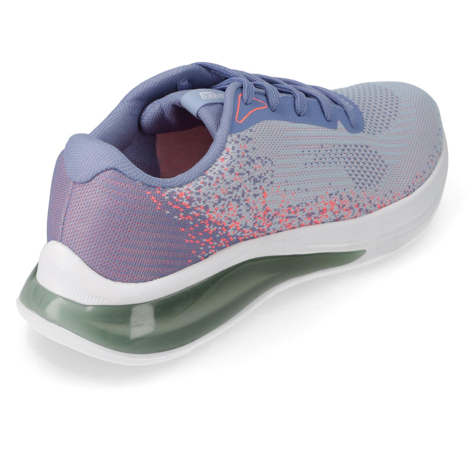Zapatilla Deportiva Actvitta Gris Malla  Sky 1130-Jeans 1129-Pessego Neon-4
