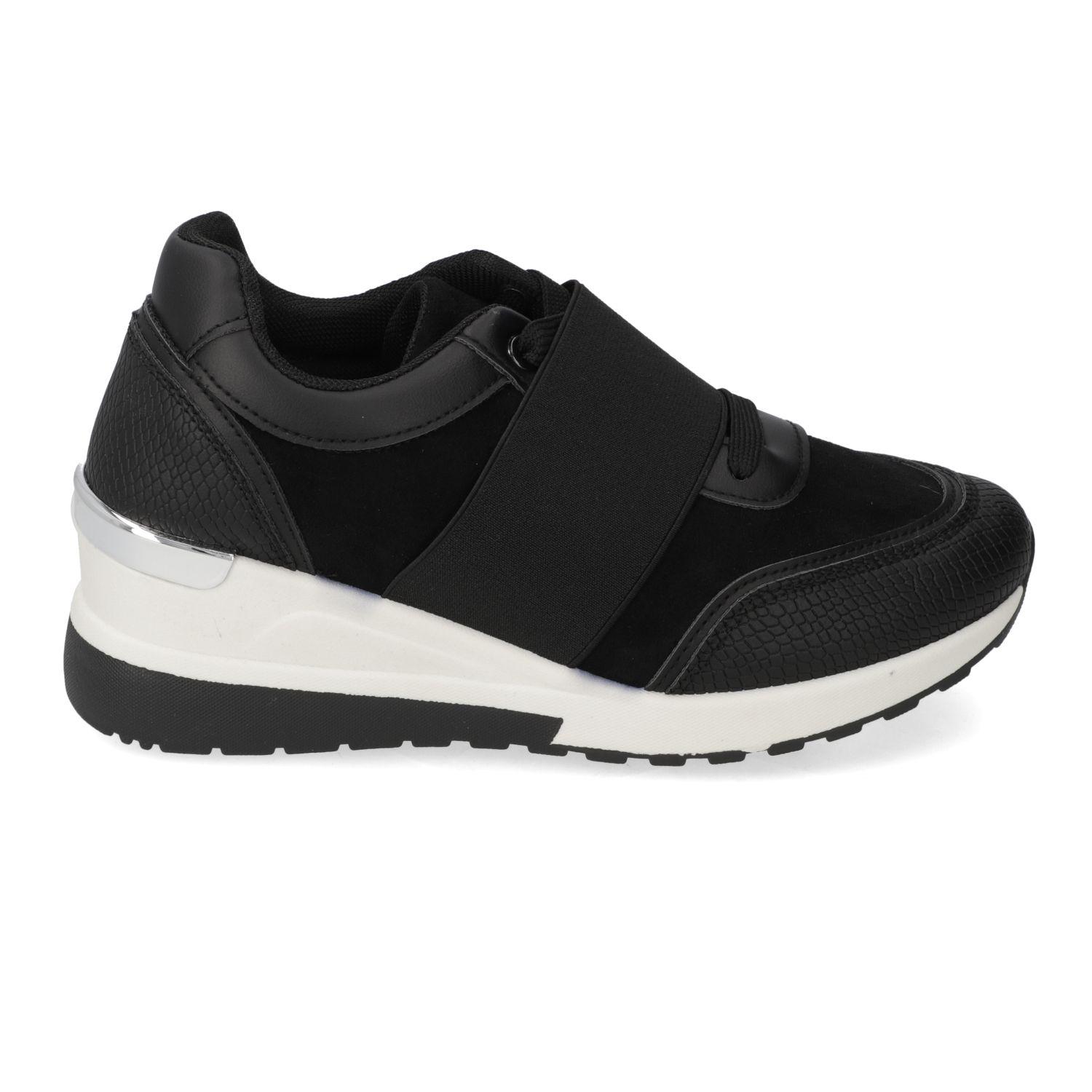 Zapatilla Casual New Walk Negro 15890-0