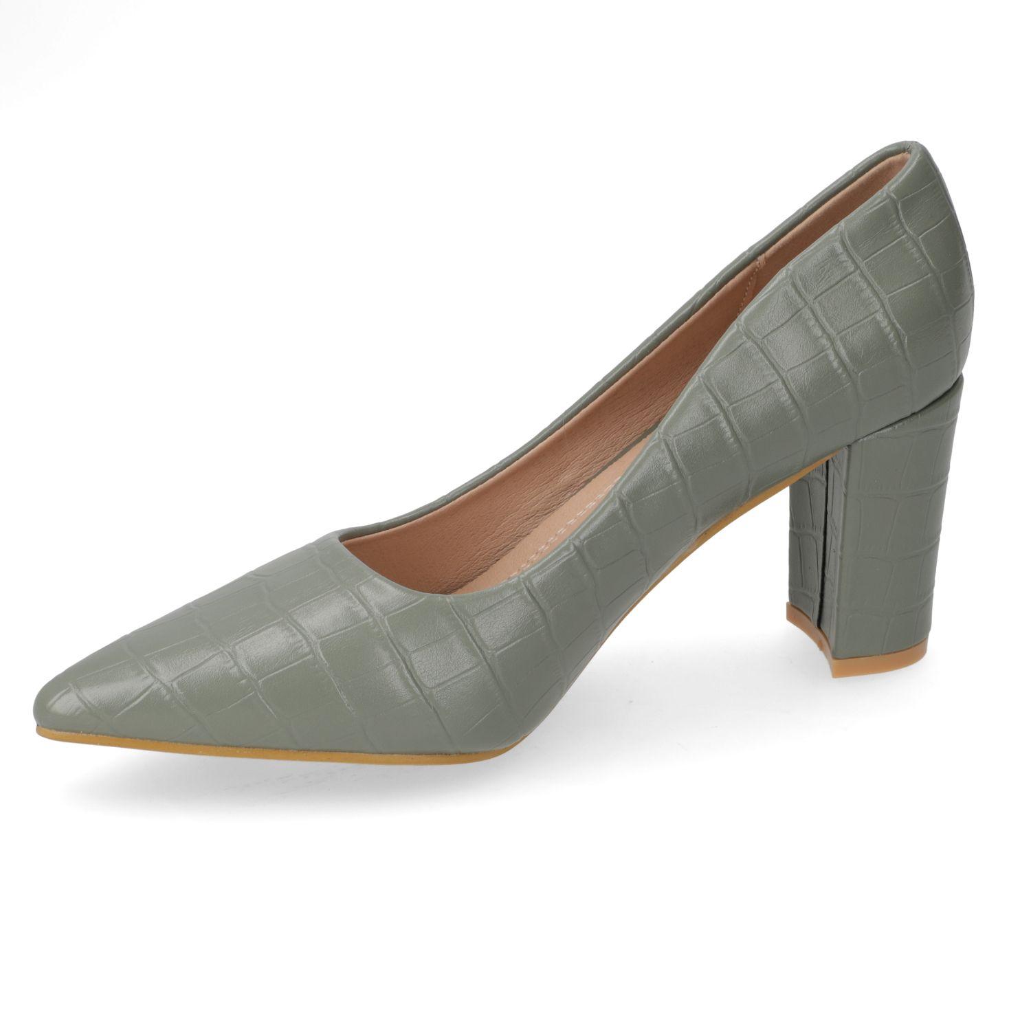 Zapato taco New Walk Verde 15876-2