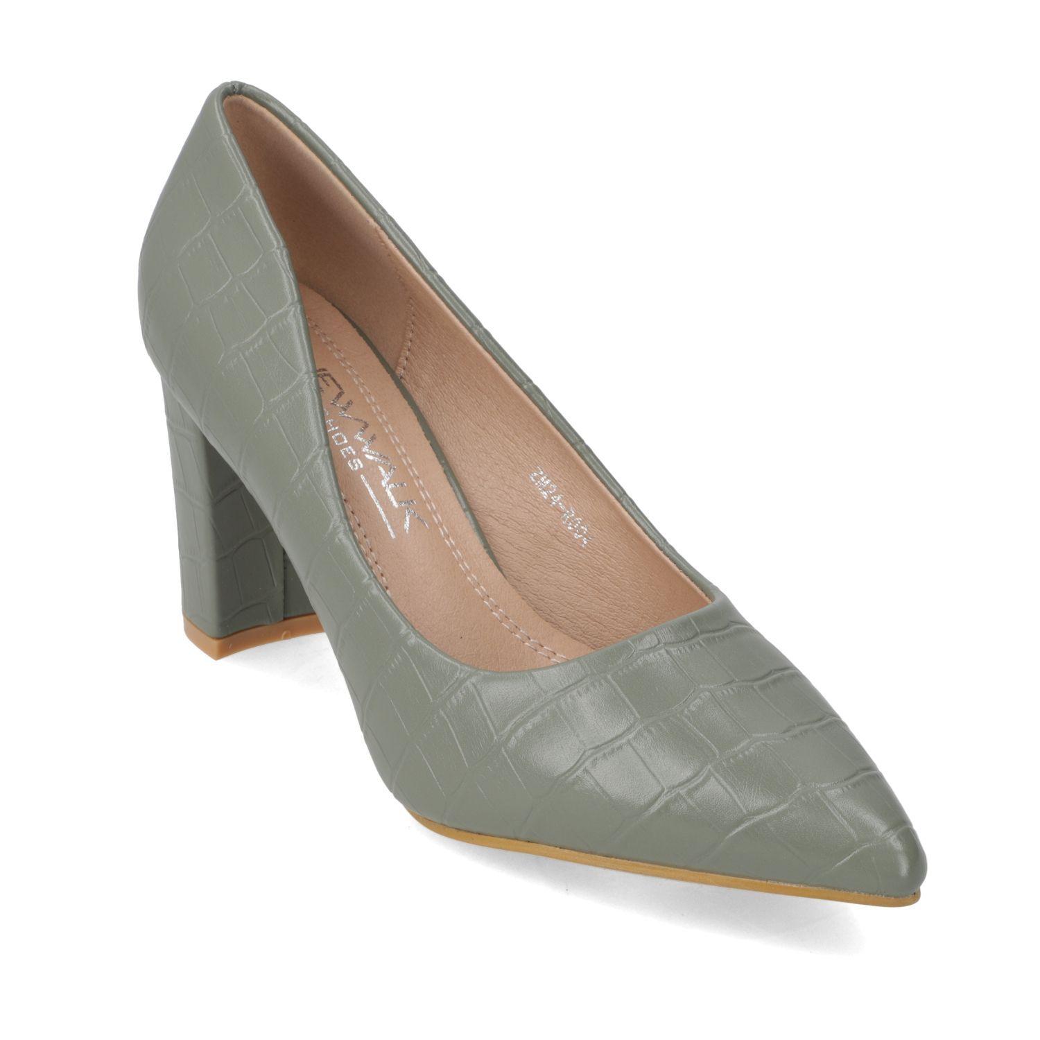 Zapato taco New Walk Verde 15876-1