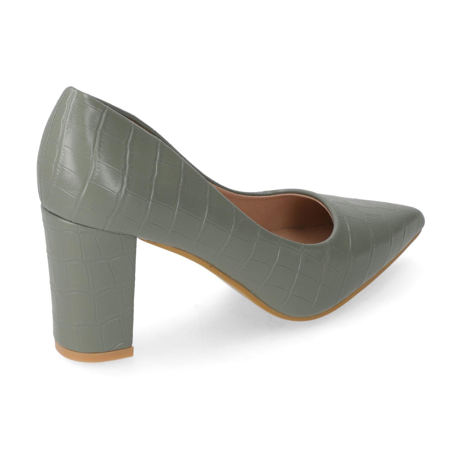 Zapato taco New Walk Verde 15876-3