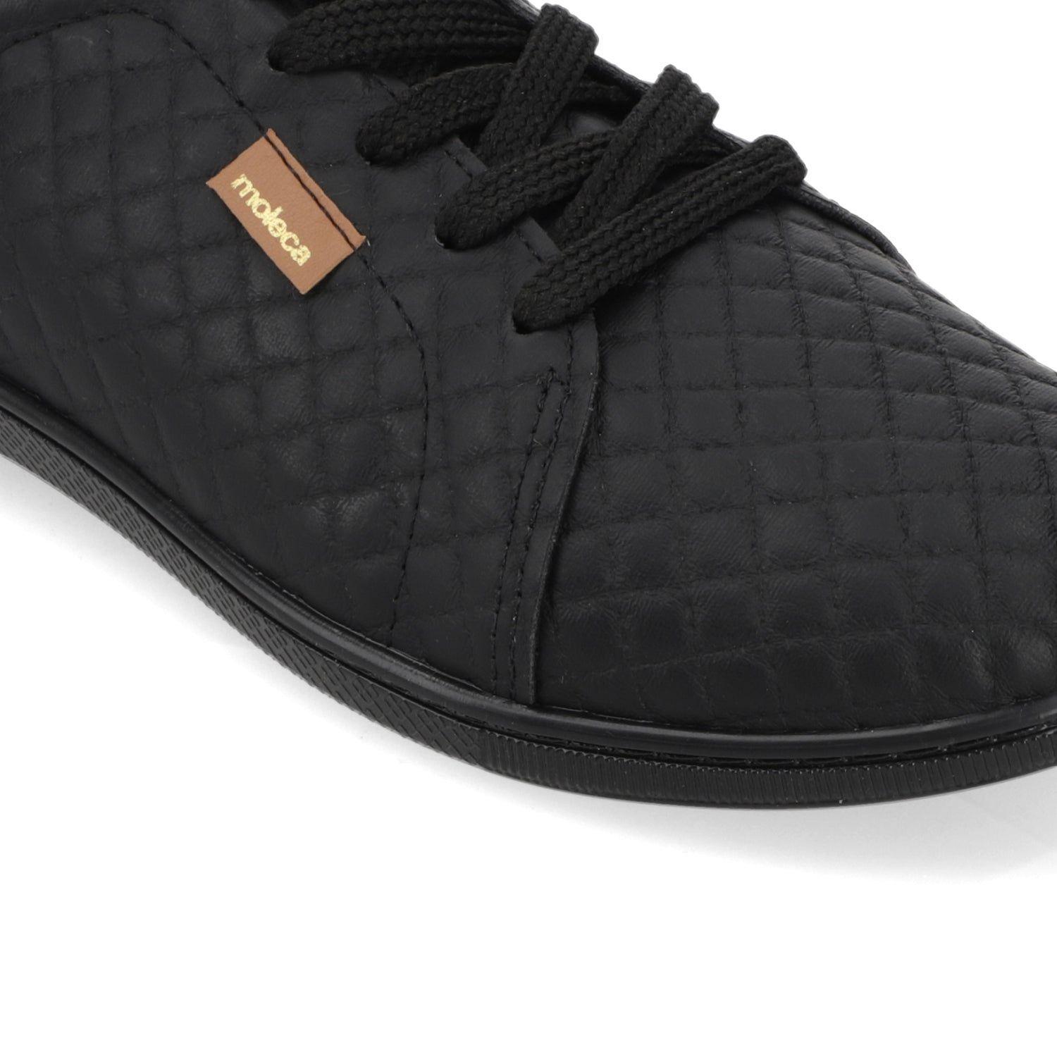 Zapatillas Casual Mujer Negro Moleco-5