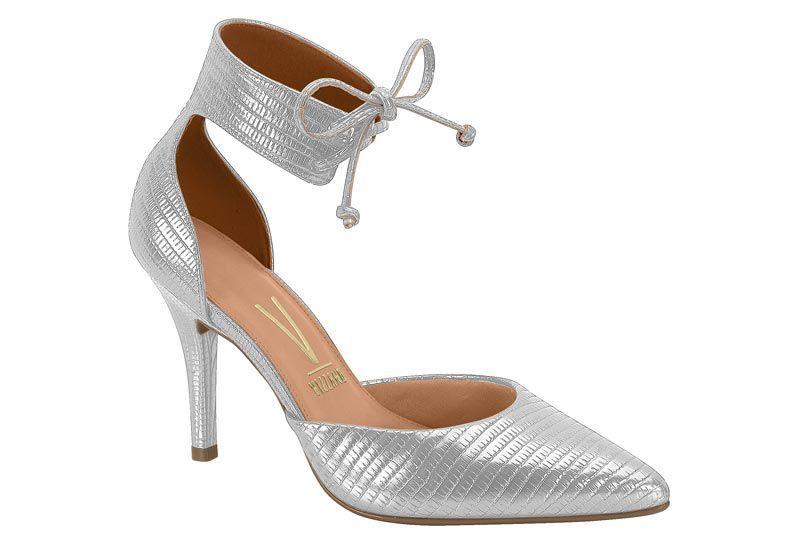 Zapato Mujer Taco Aguja Stiletto Plateado 1184-1573 Vizzano-0