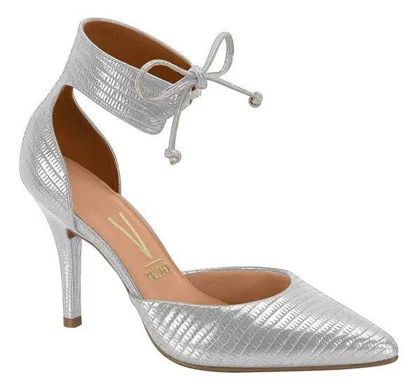 Zapato Mujer Taco Aguja Stiletto Plata 1184 - Vizzano-0