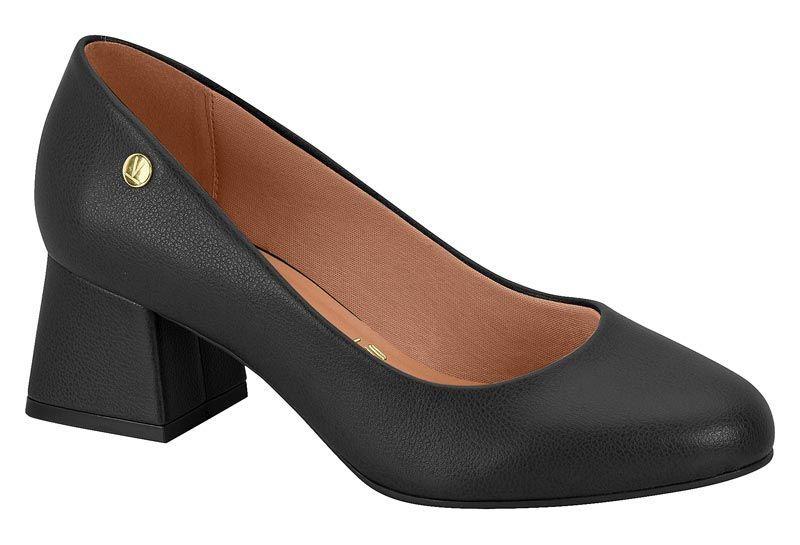 Zapato Mujer Taco Cuadrado Negro 1423-100- Vizzano-0