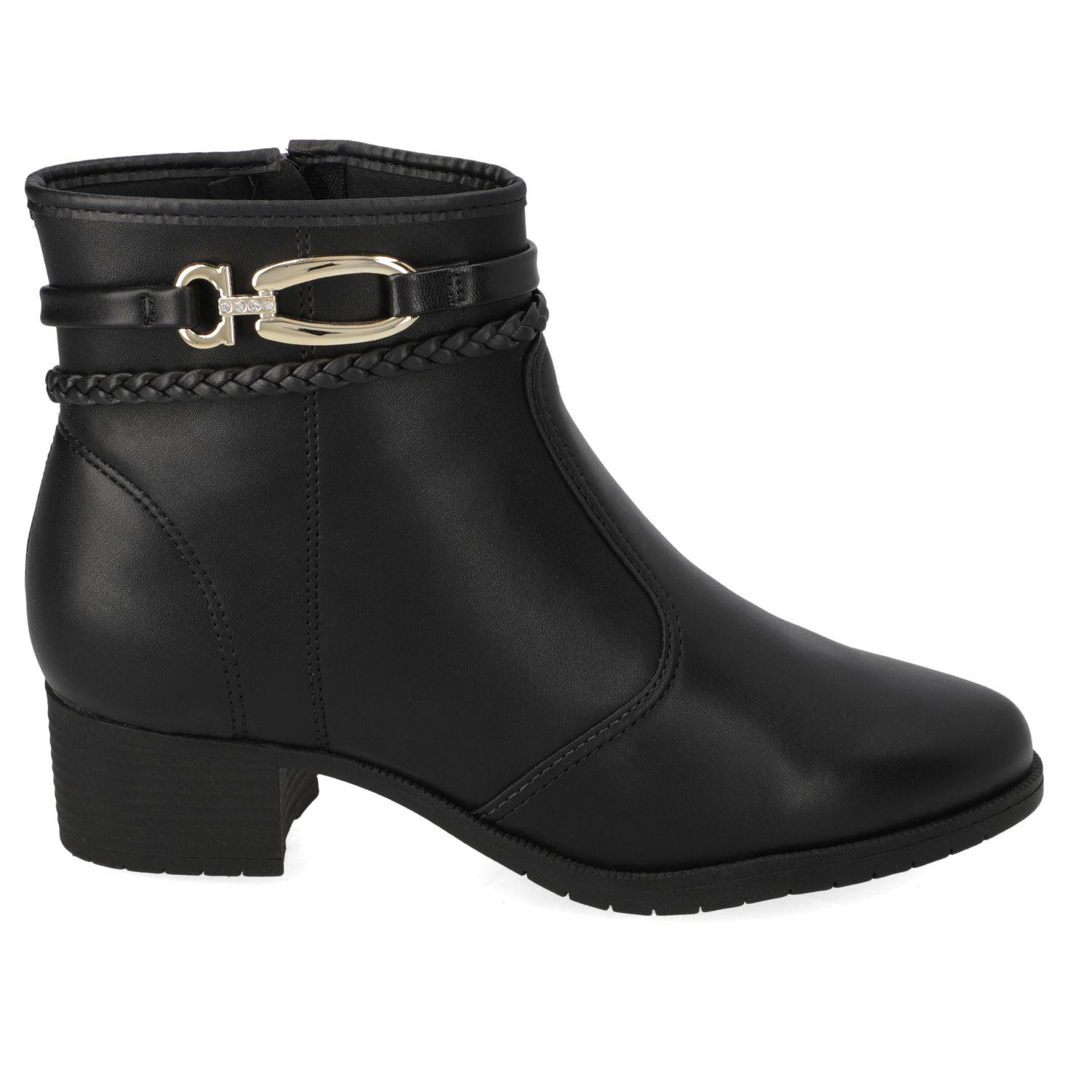 Botin Taco Moleca Negro 16513-1