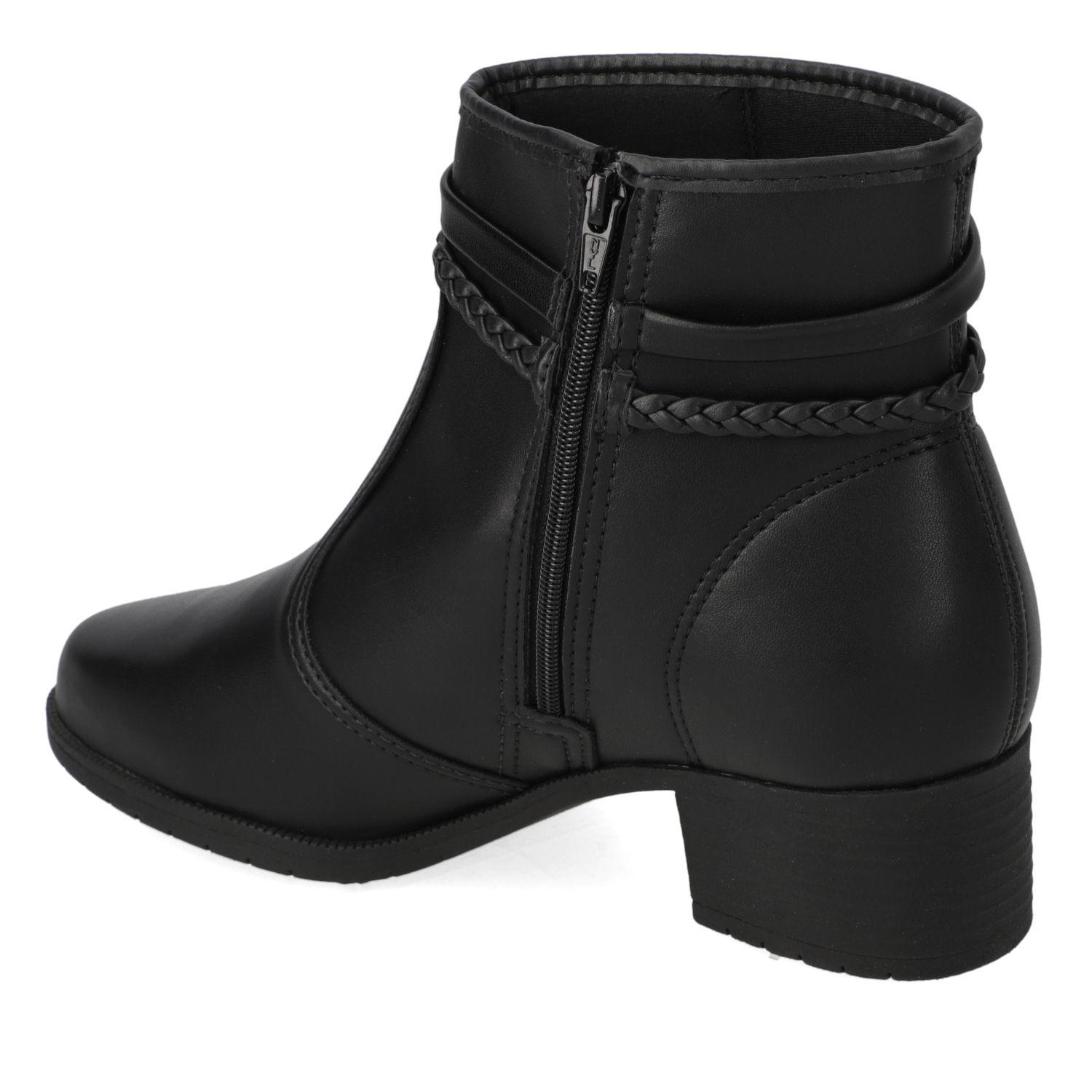 Botin Taco Moleca Negro 16513-3