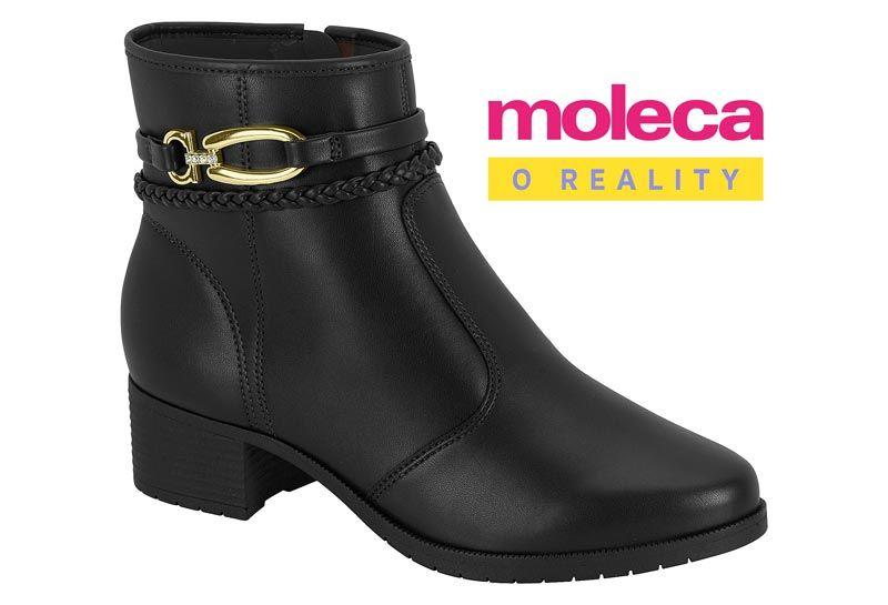 Botin Taco Moleca Negro 16513-6